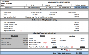 payslip pay